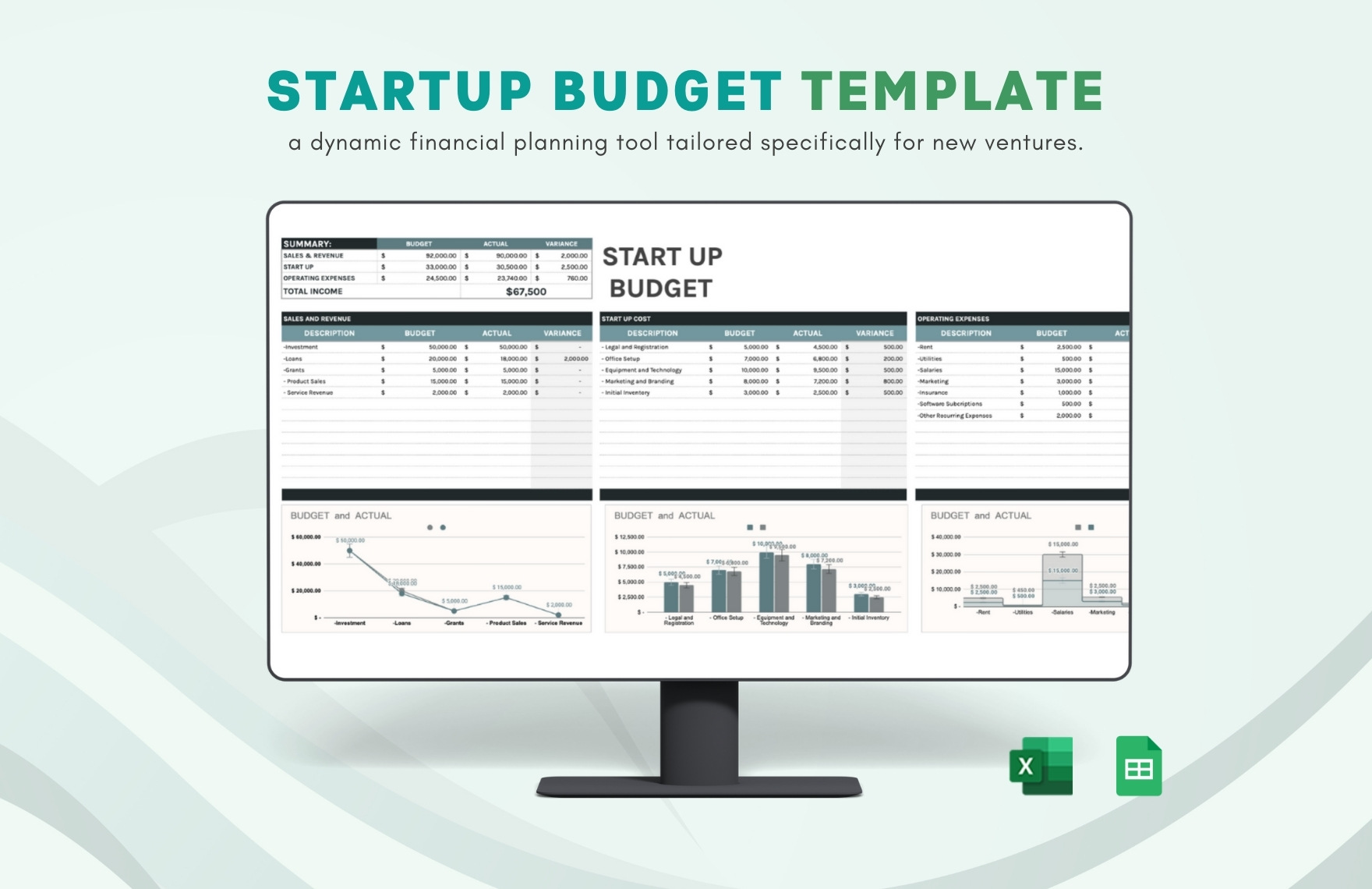 Startup Budget Template