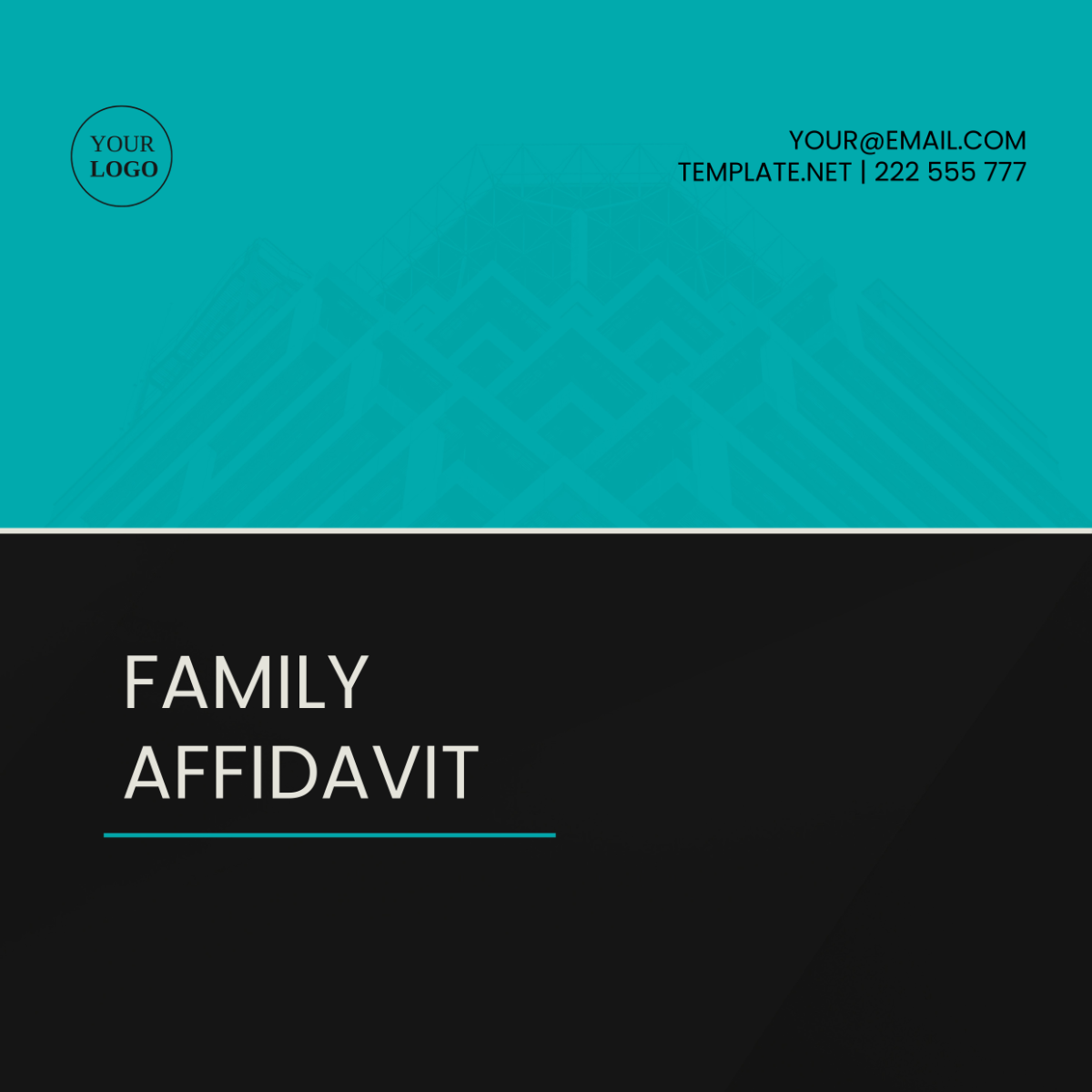 Free Family Affidavit Template - Edit Online & Download | Template.net