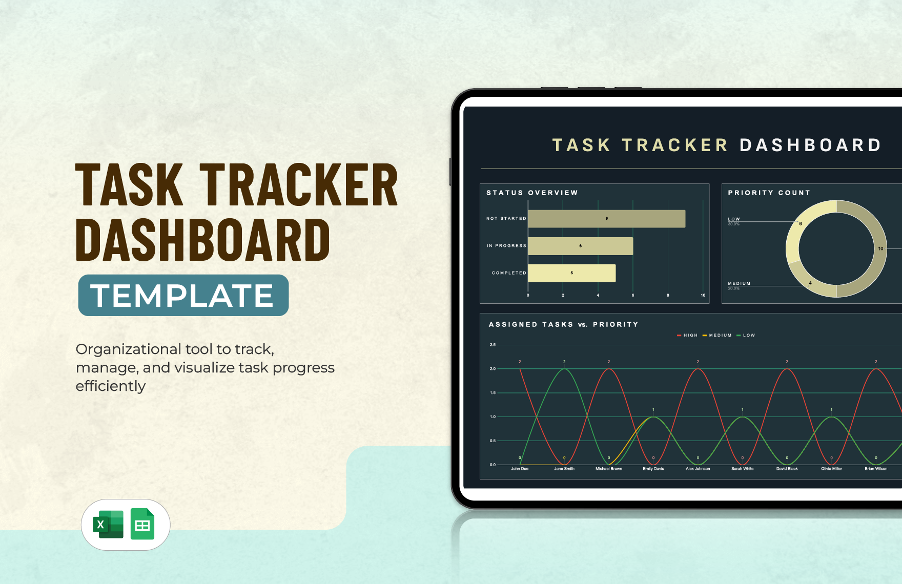 FREE Task Tracker in Excel Templates - Download in Word, Google Docs ...