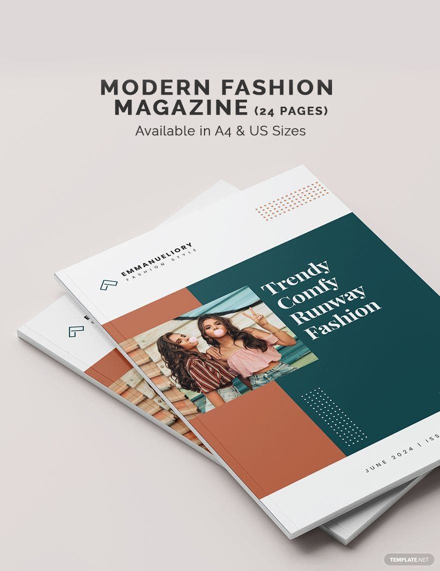 Modern Fashion Magazine Template