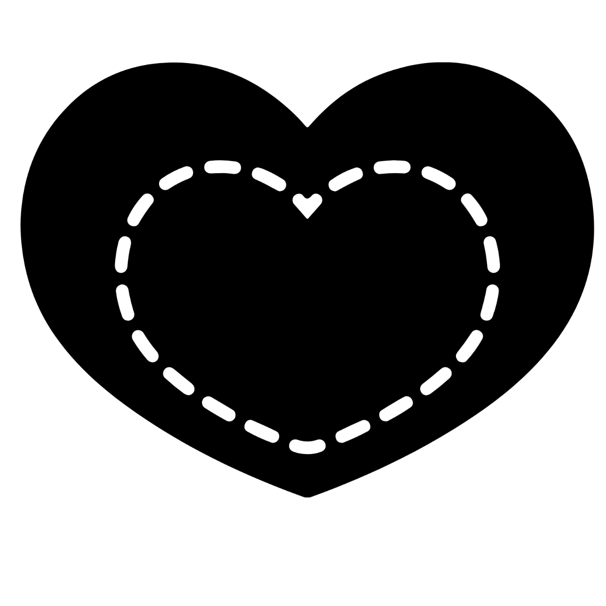 Fancy Heart Silhouette - Download | Template.net