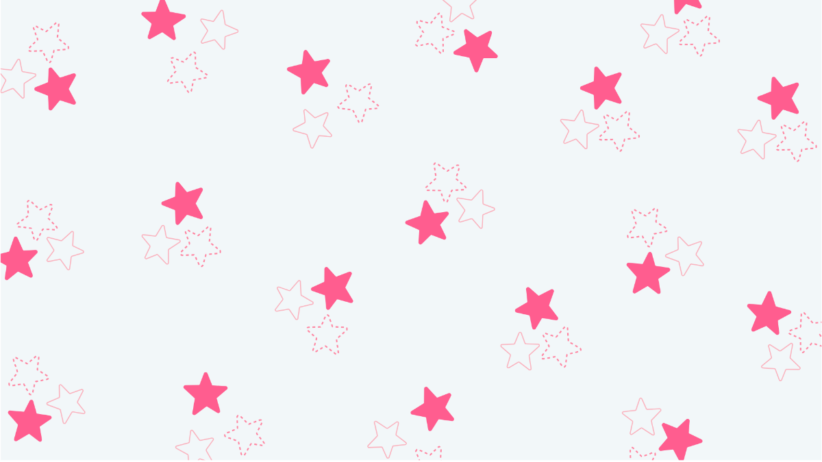 Free Pink Star Pattern Template