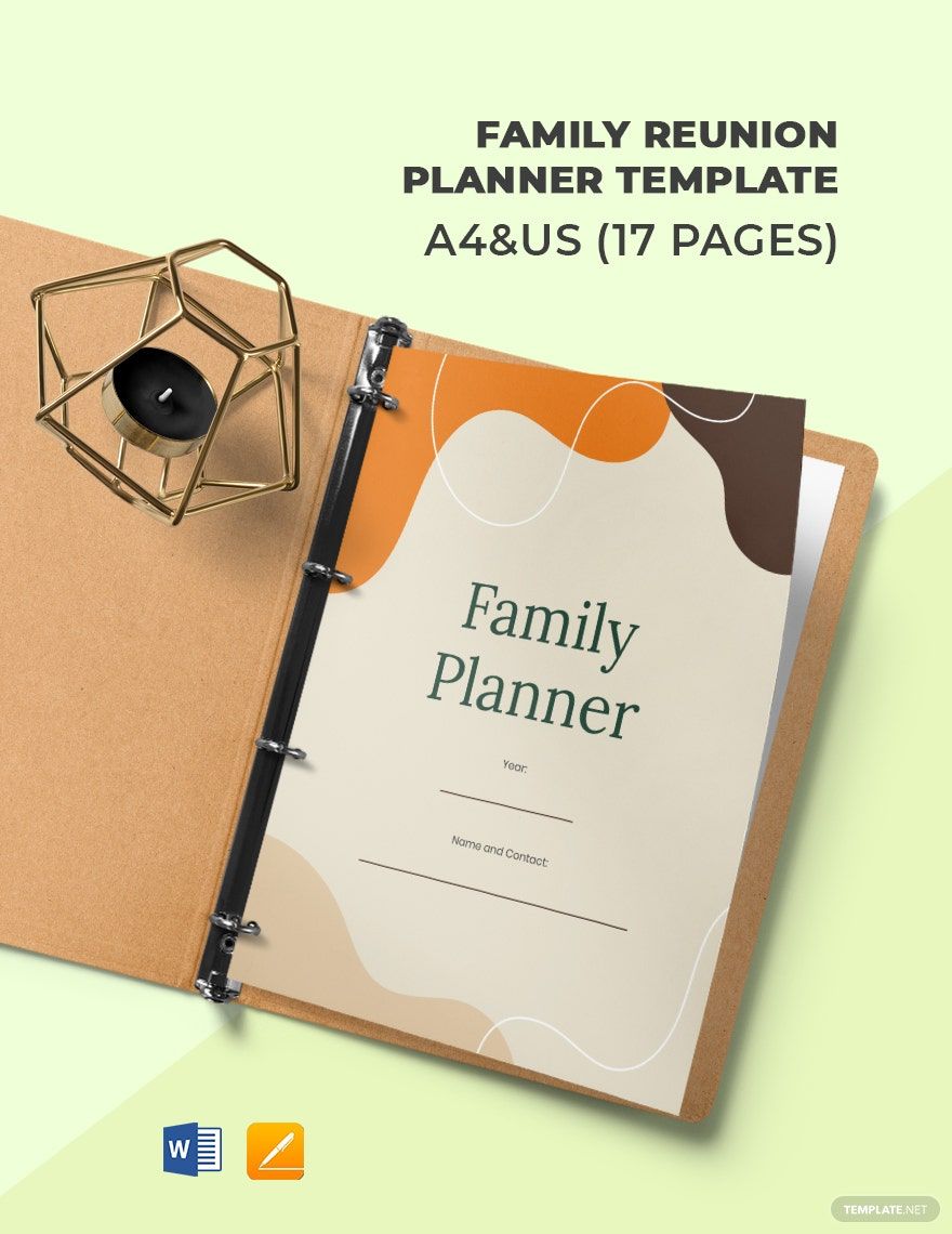 Family Reunion Planner Template in Pages, Word, Google Docs, PDF - Download | Template.net