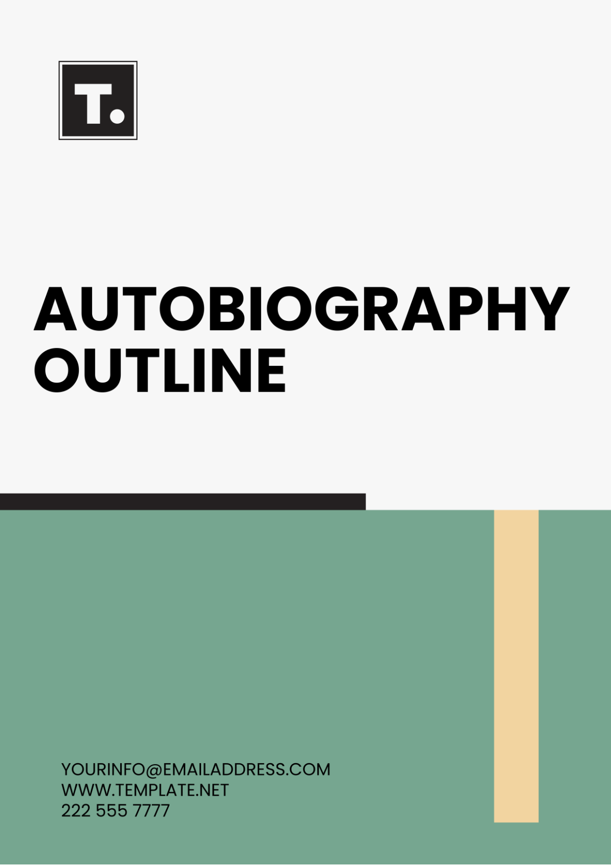 Autobiography Outline Template - Edit Online & Download