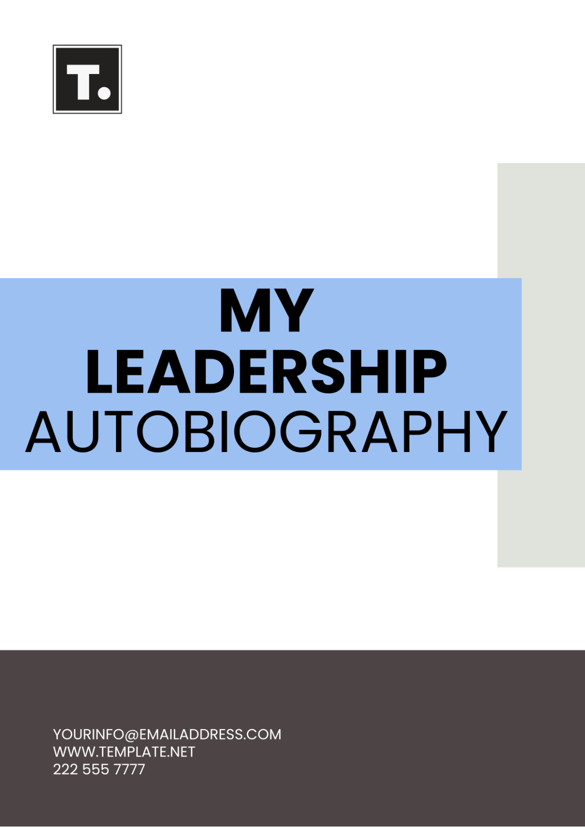 My Leadership Autobiography Template - Edit Online & Download