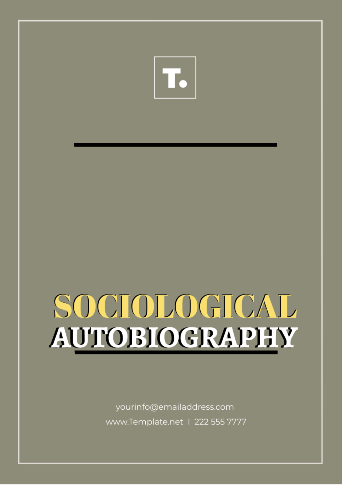 Sociological Autobiography Template - Edit Online & Download