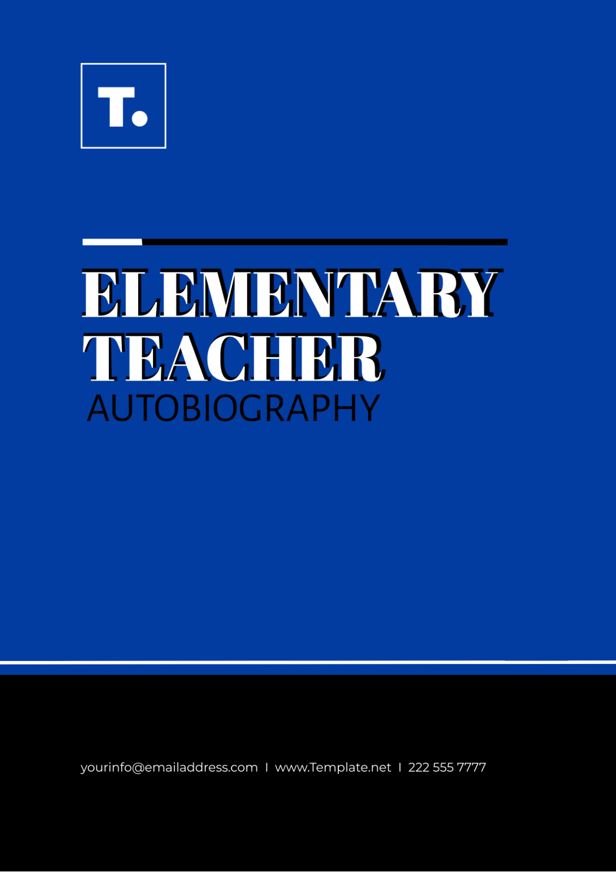 Elementary Teacher Autobiography Template - Edit Online & Download