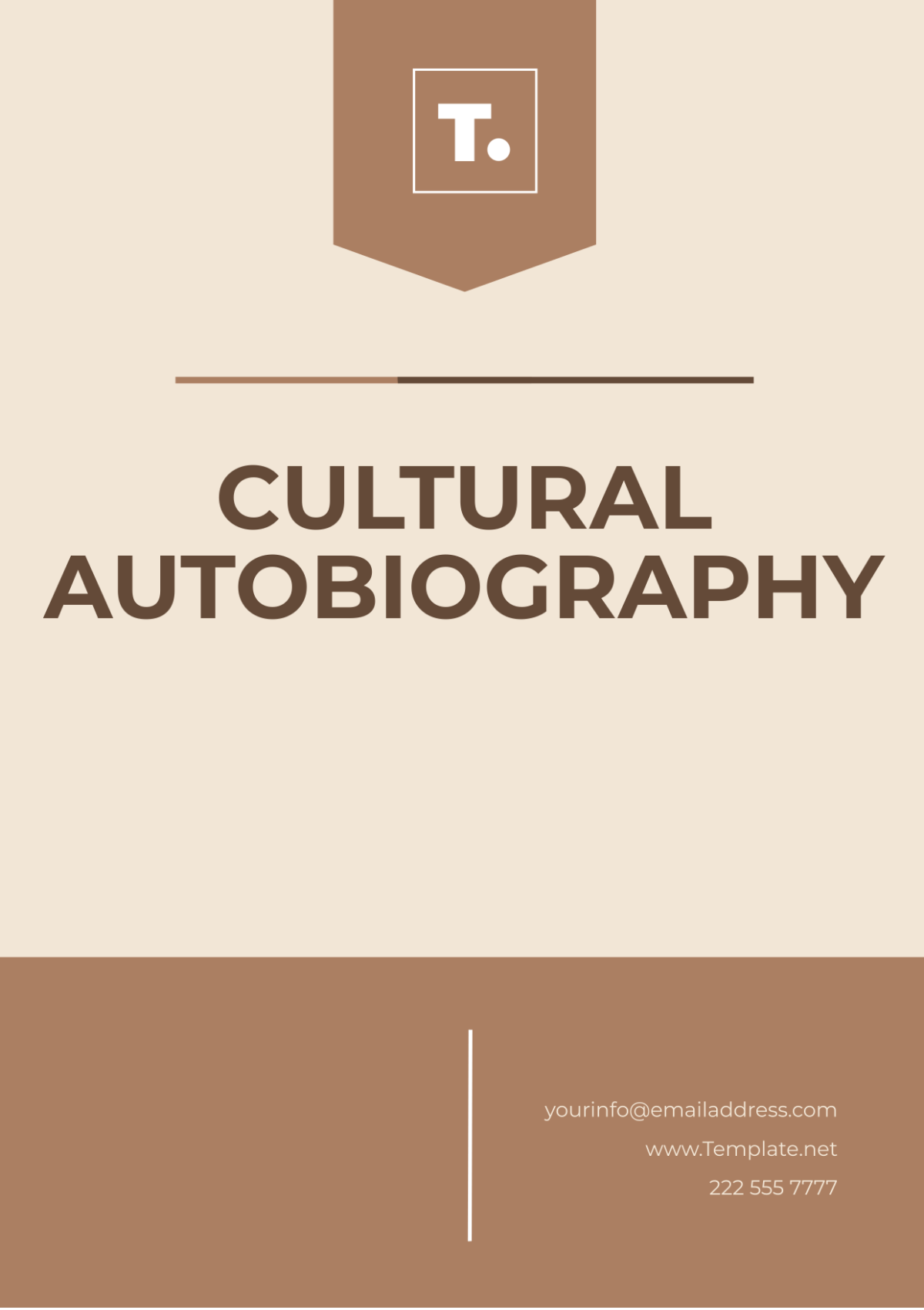 Cultural Autobiography Template - Edit Online & Download