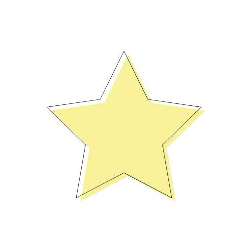 Free Pastel Star Element Template