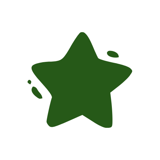 Free Green Stars Template