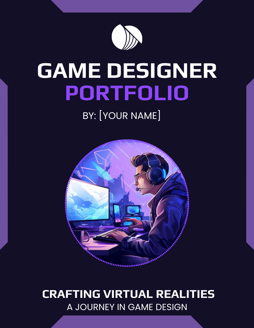 Game Designer Portfolio Template - Edit Online & Download Example ...