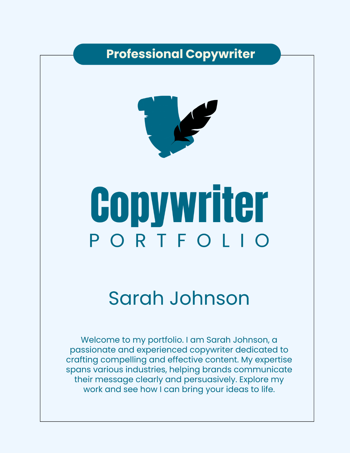 Page 2 Free Portfolio Templates to Customize Online