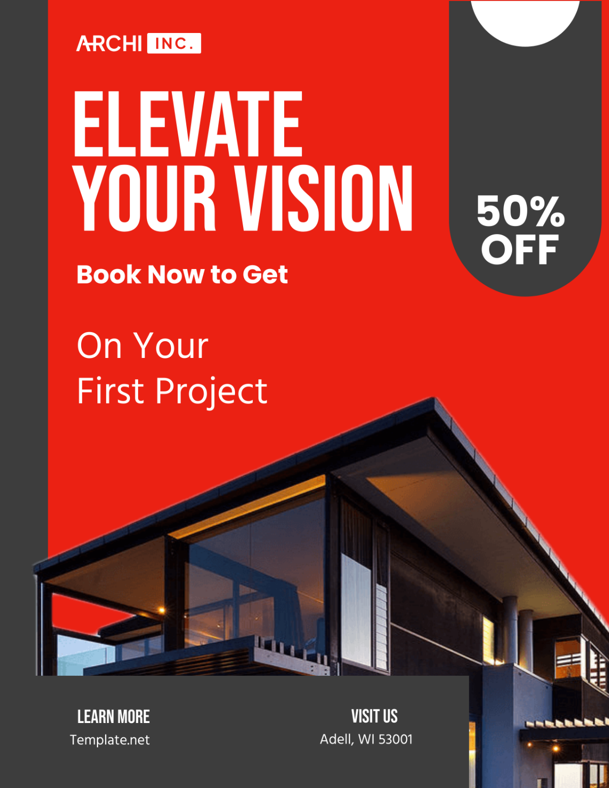 Free Architecture Marketing Flyer Template to Edit Online