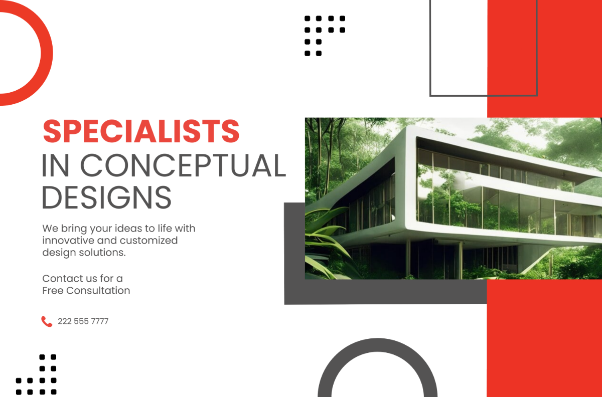 Free Architecture Concept Banner Template to Edit Online