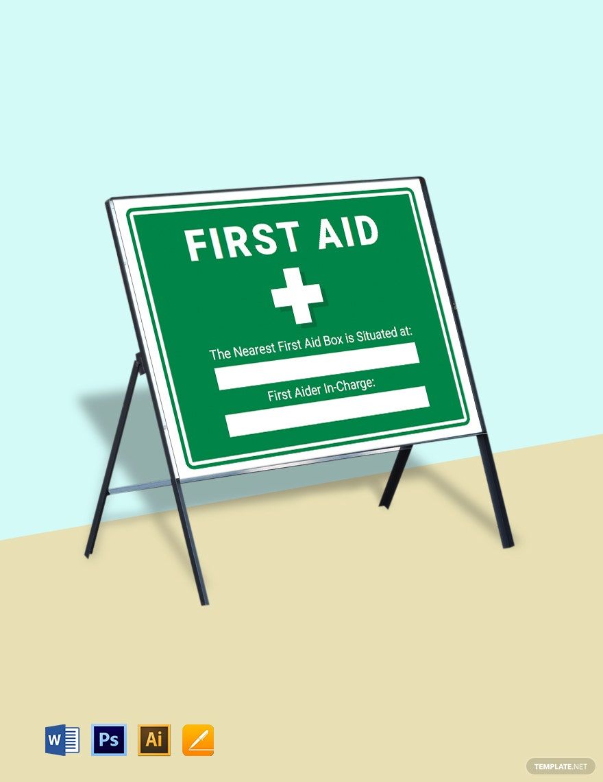 First Aid Poster Template