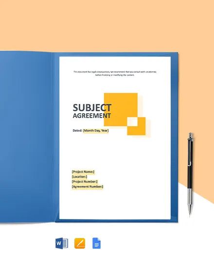 Simple Construction Agreement Template