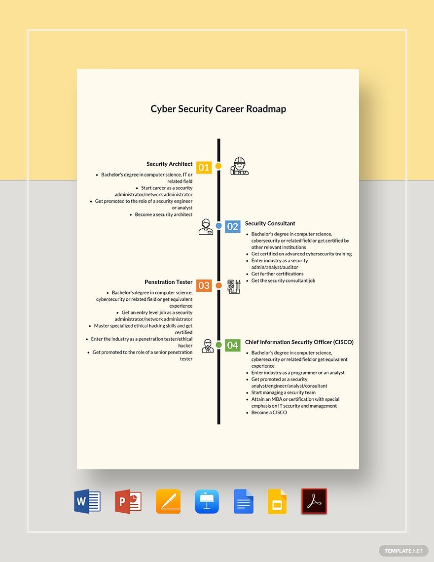 Cyber Security Career Path Chart