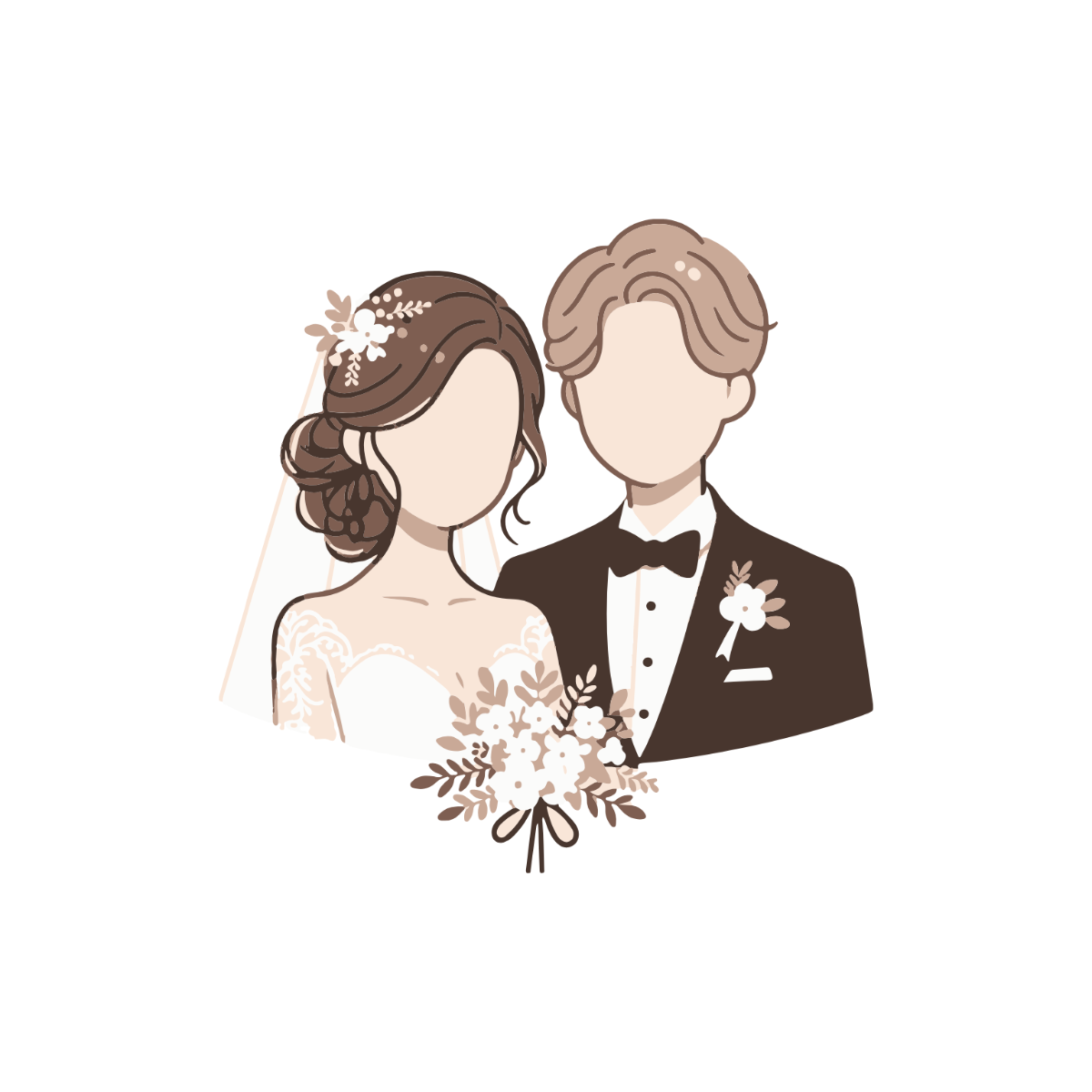 Free Editable Wedding Clipart Template