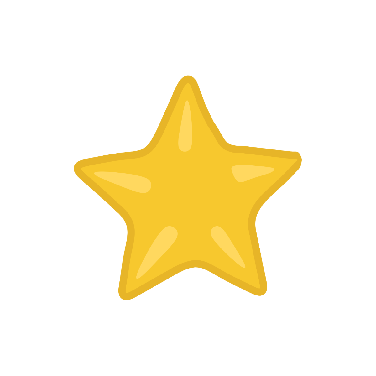 Free Gold Star Clipart Template