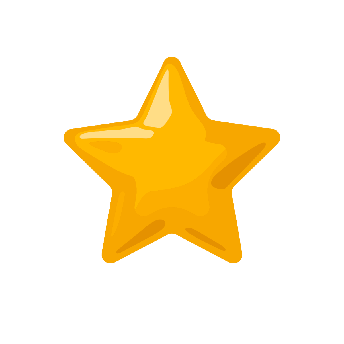 Free 3D Star Clipart Template