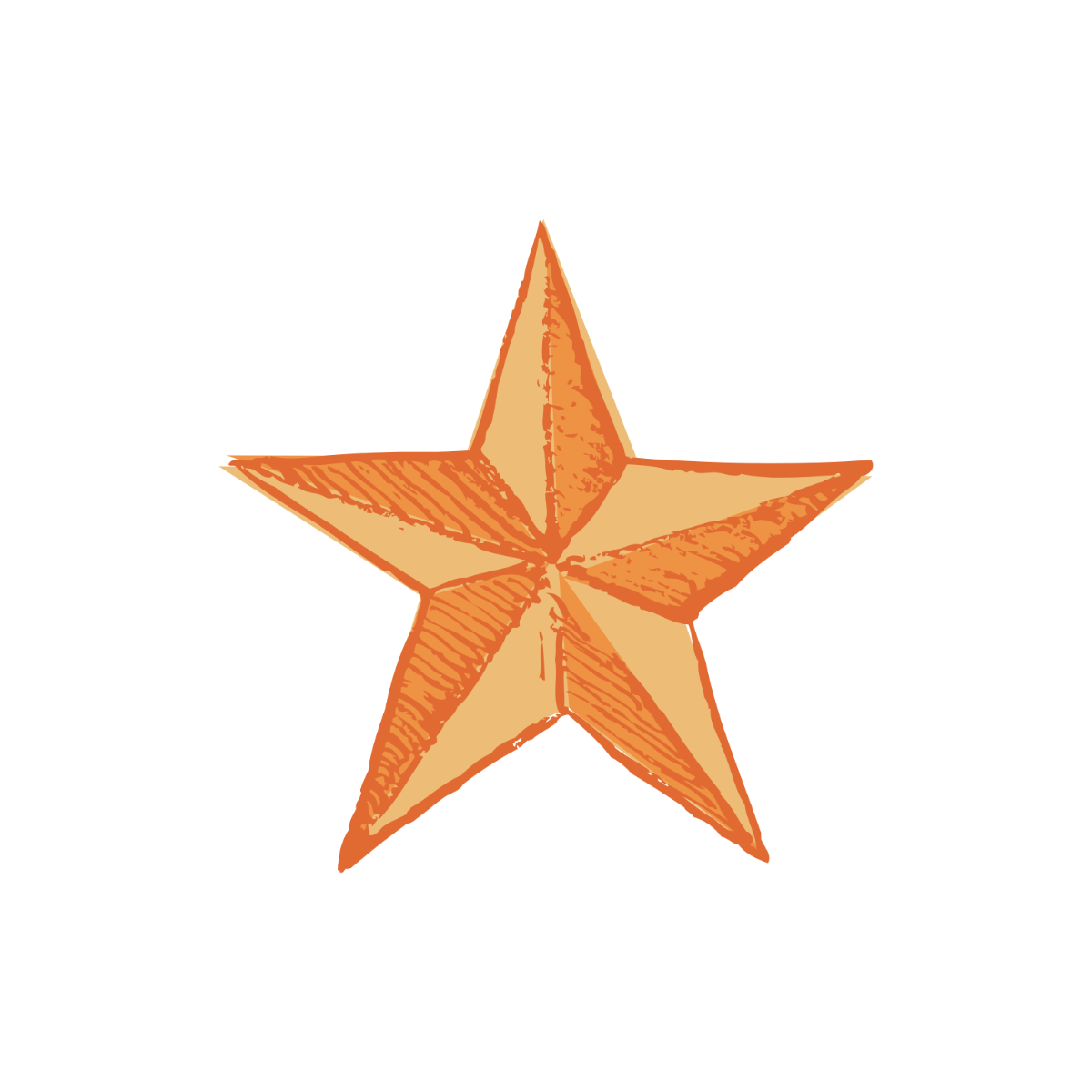 Free Vintage Star Clipart Template