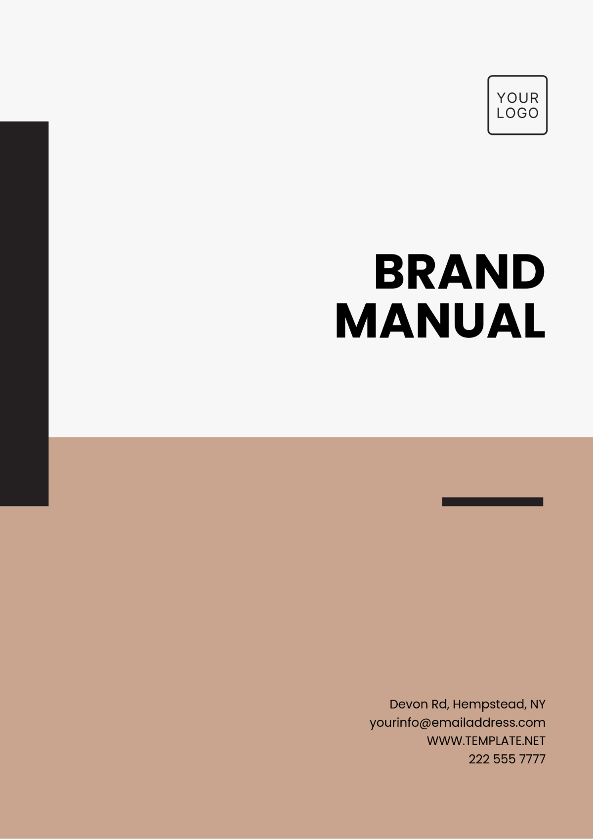 Brand Manual Format Template - Edit Online & Download