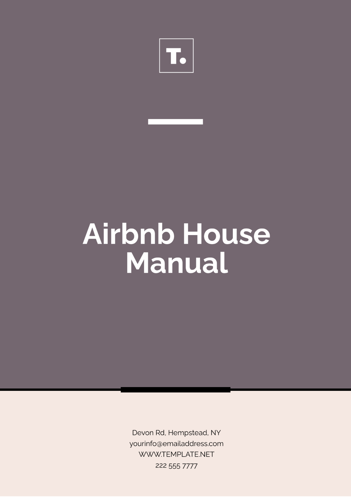 Aesthetic Airbnb House Manual Template - Edit Online & Download