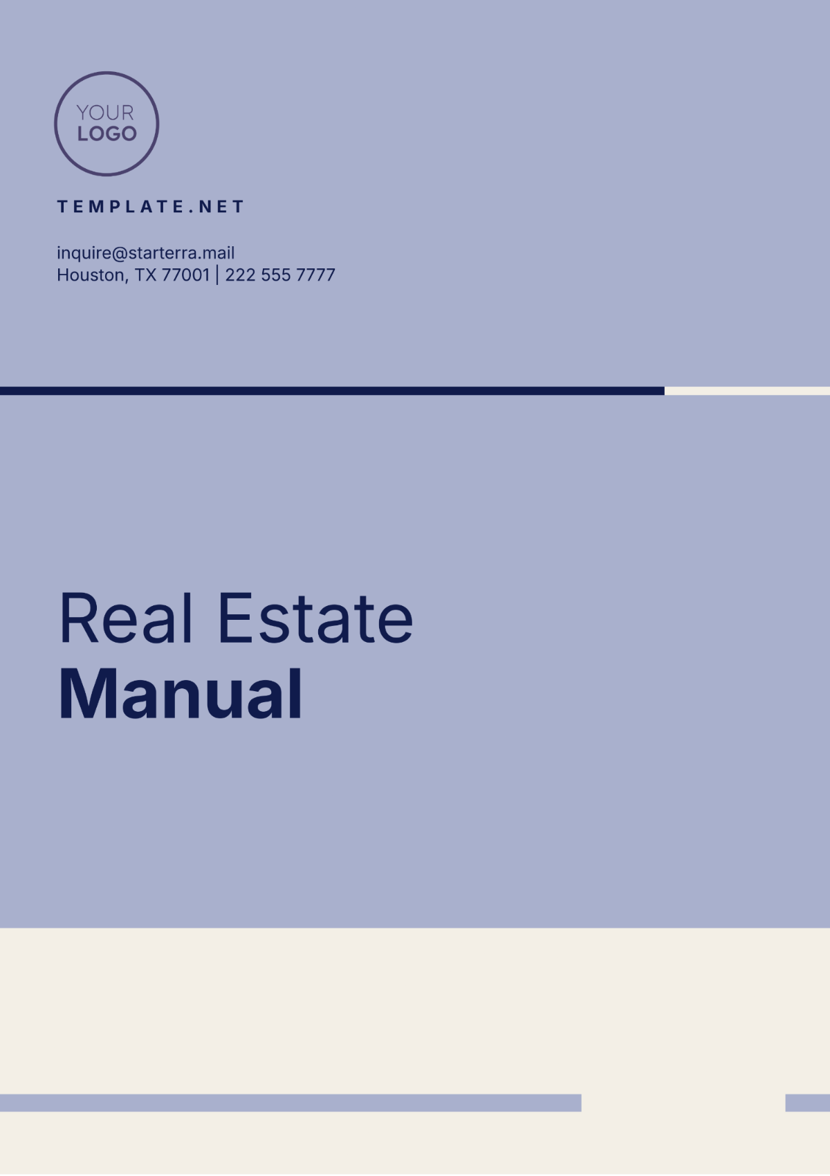 Real Estate Manual Template - Edit Online & Download