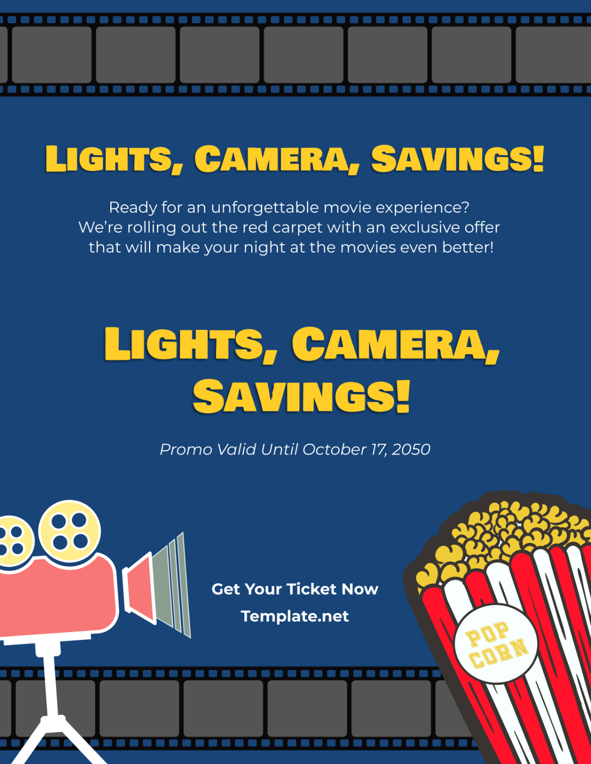 Free Movie Theater Flyer Template