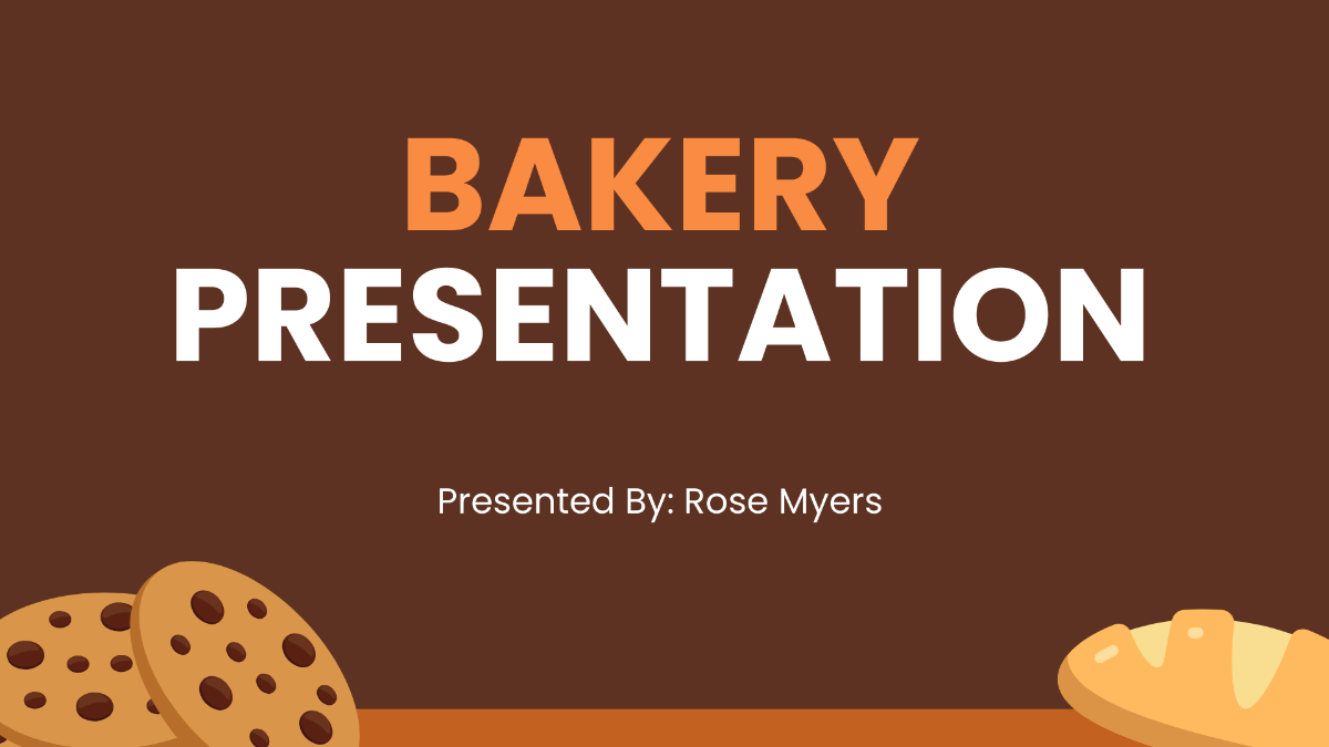 Free Bakery Presentation Template to Edit Online