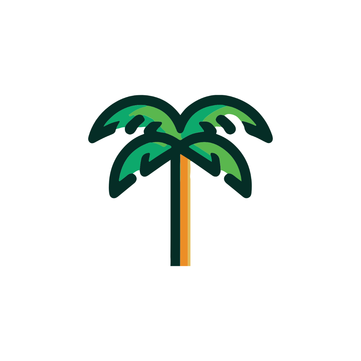 Free Palm Tree Clipart Template