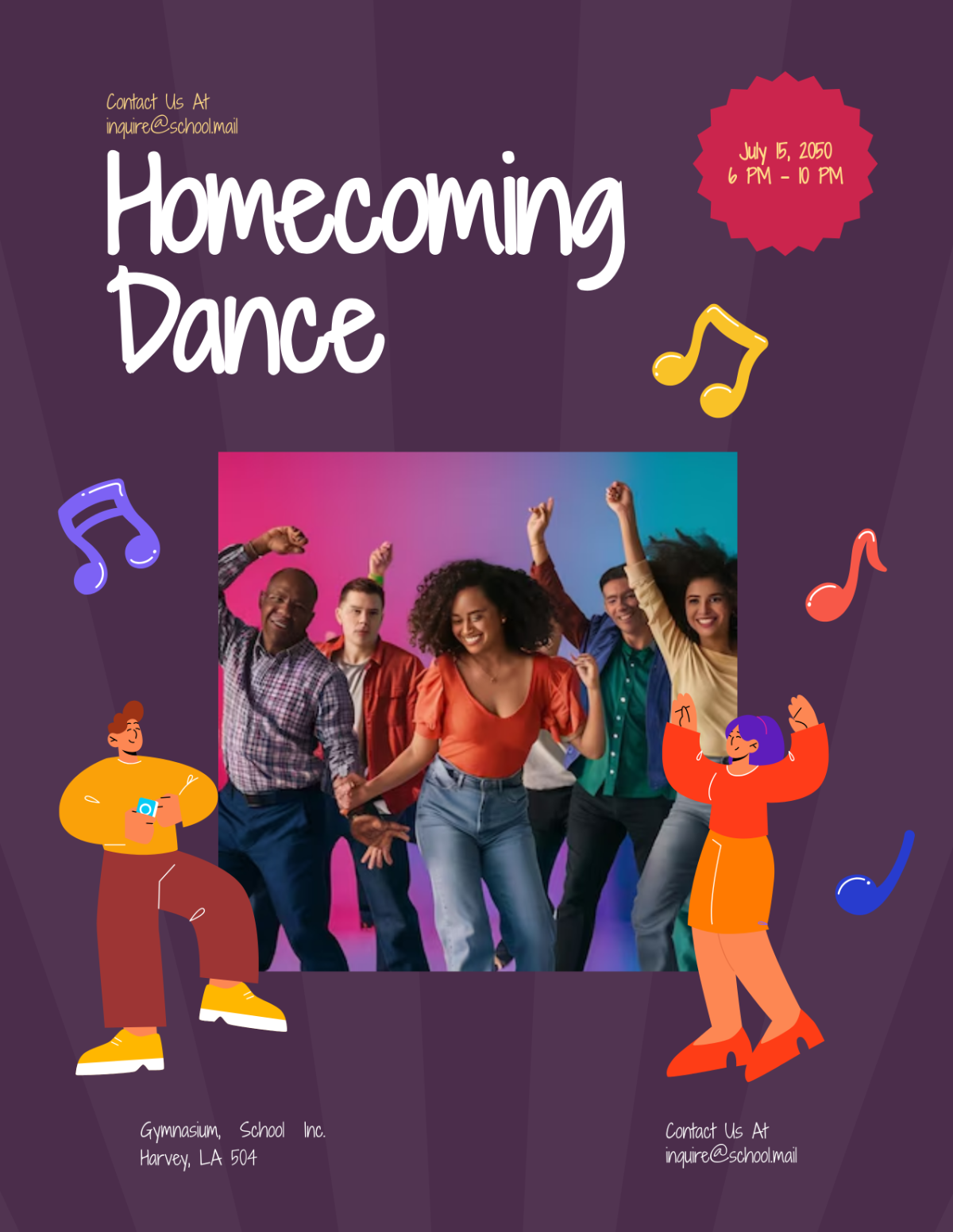 Free Homecoming Flyer Template