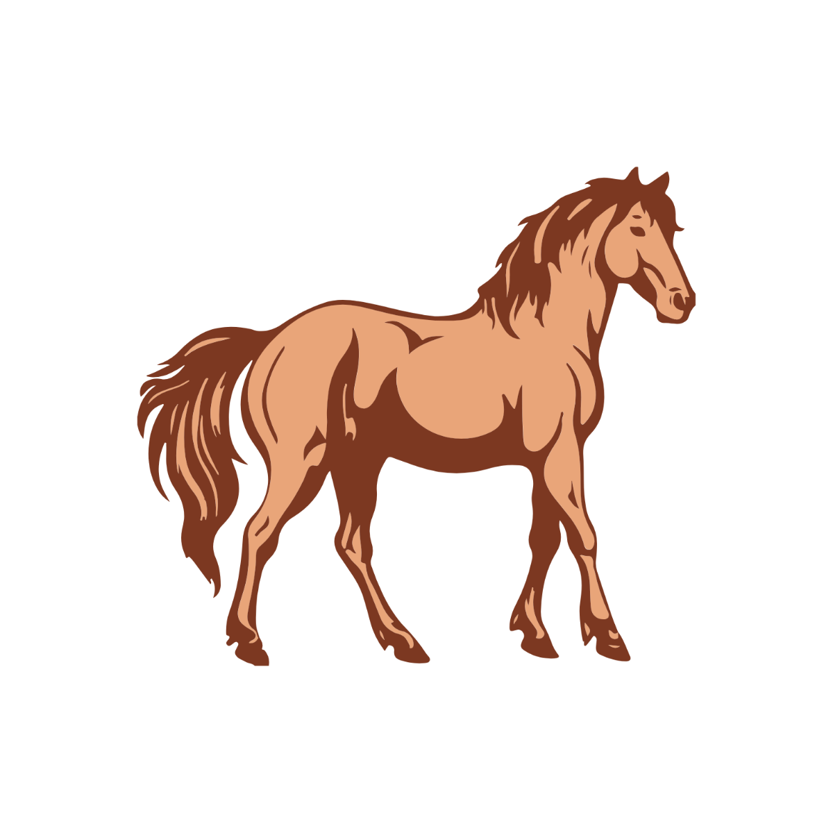 Free Horse Clipart Template