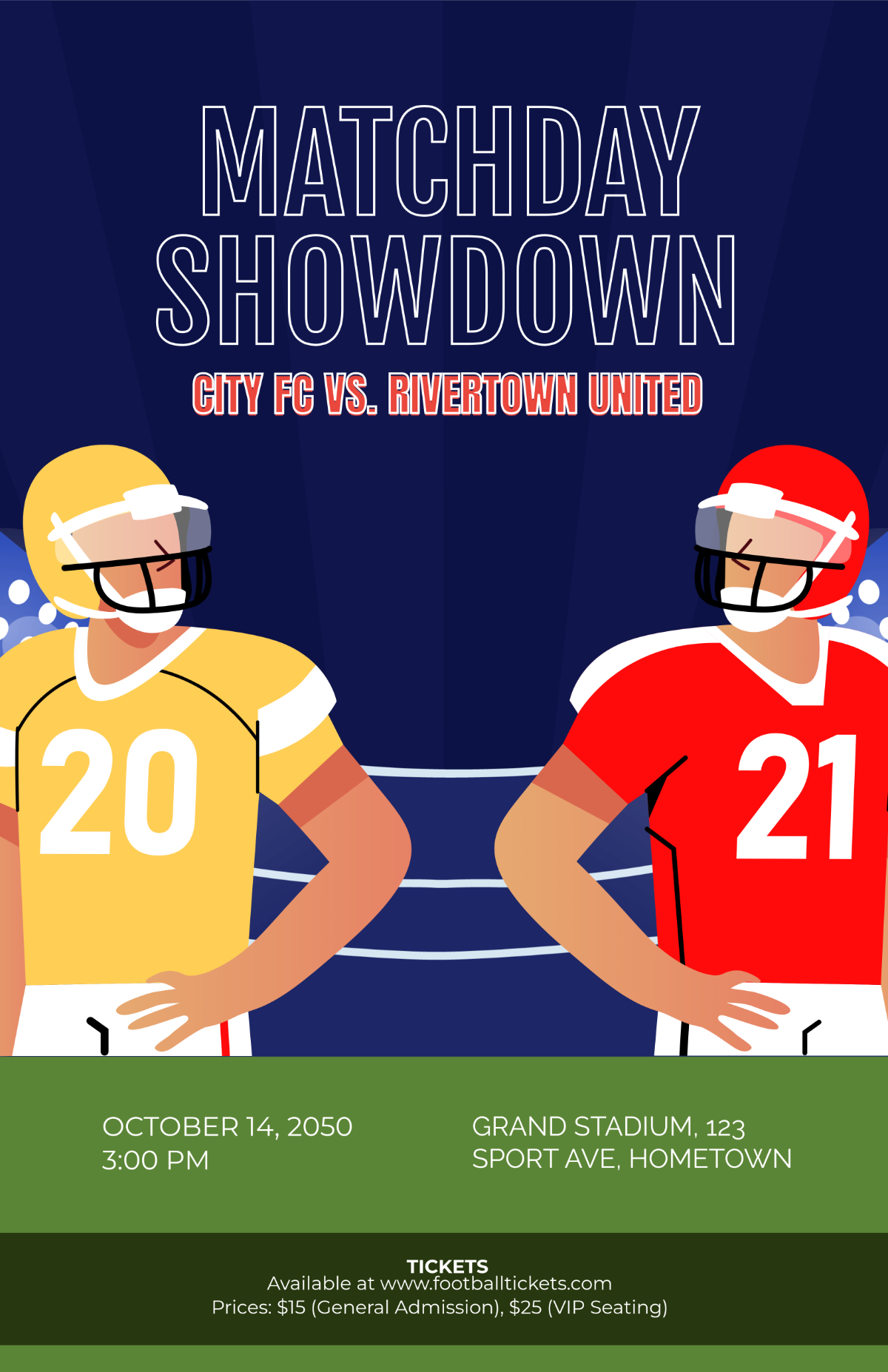 Free Football Poster Template