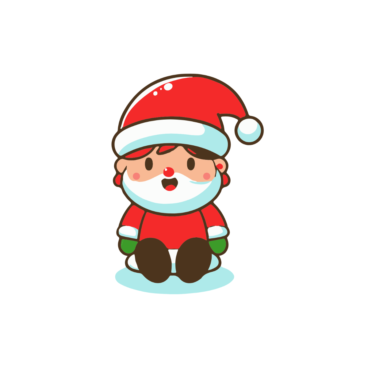 Free Christmas Cartoon Clipart Template