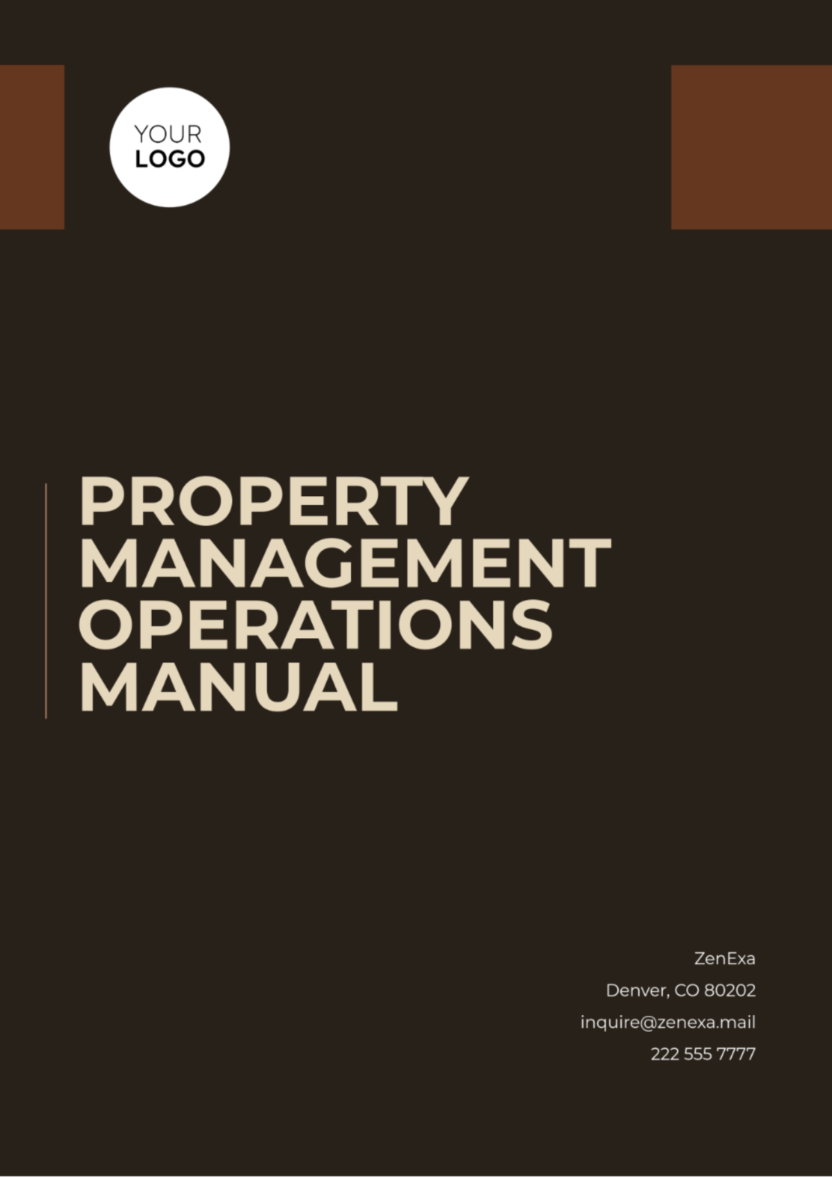 Property Management Operations Manual Template - Edit Online & Download