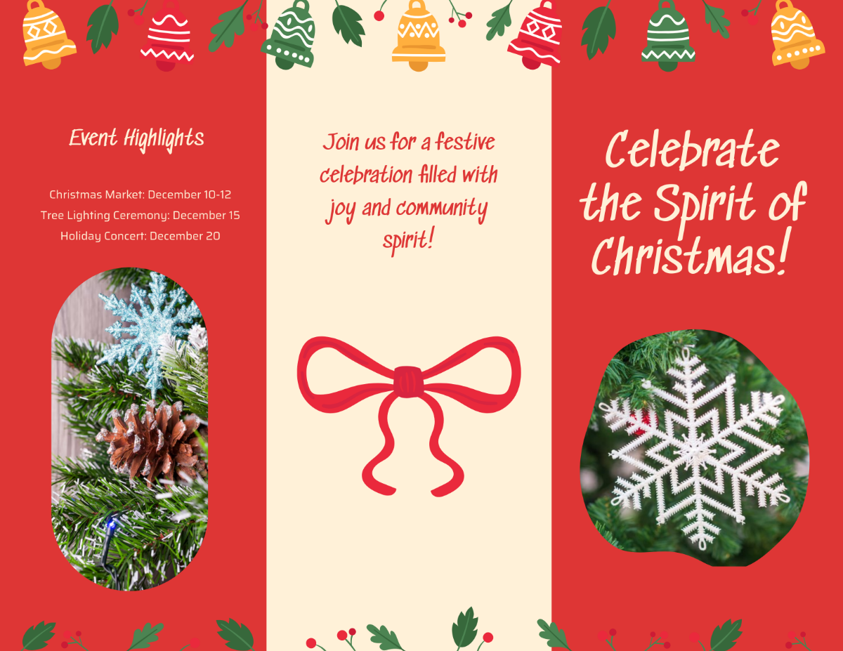 Free Christmas Flyer Brochure Template