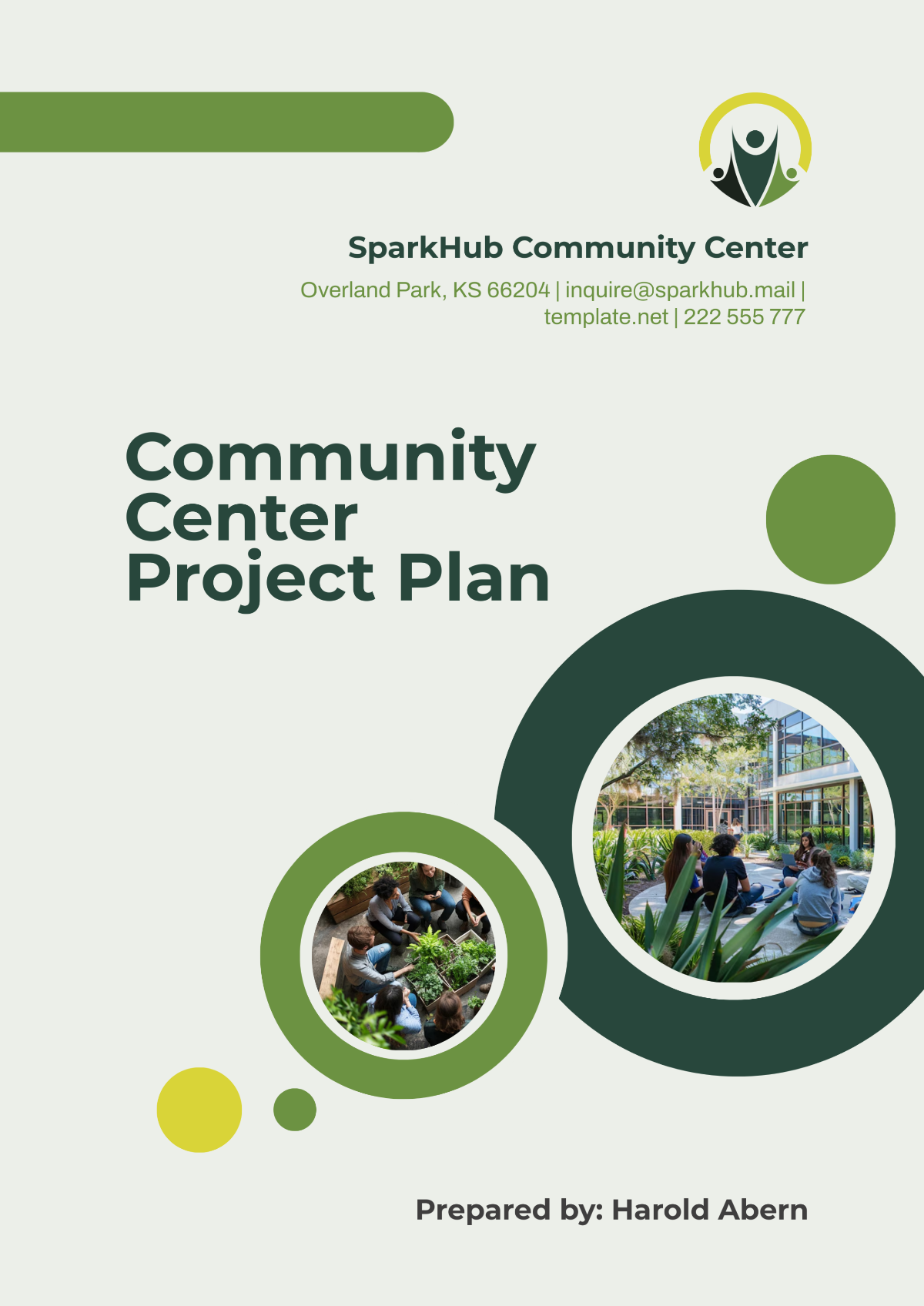 Community Center Project Plan Template - Edit Online & Download