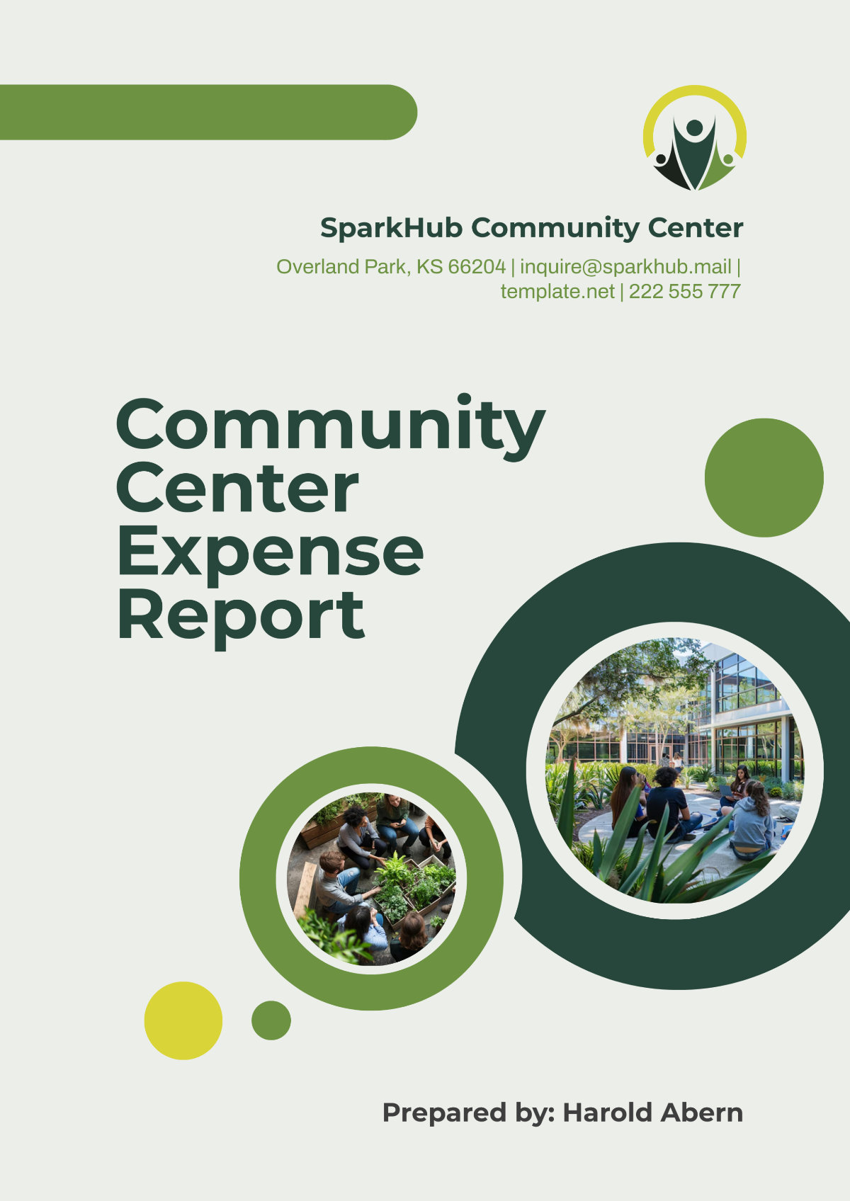 Community Center Expense Report Template - Edit Online & Download