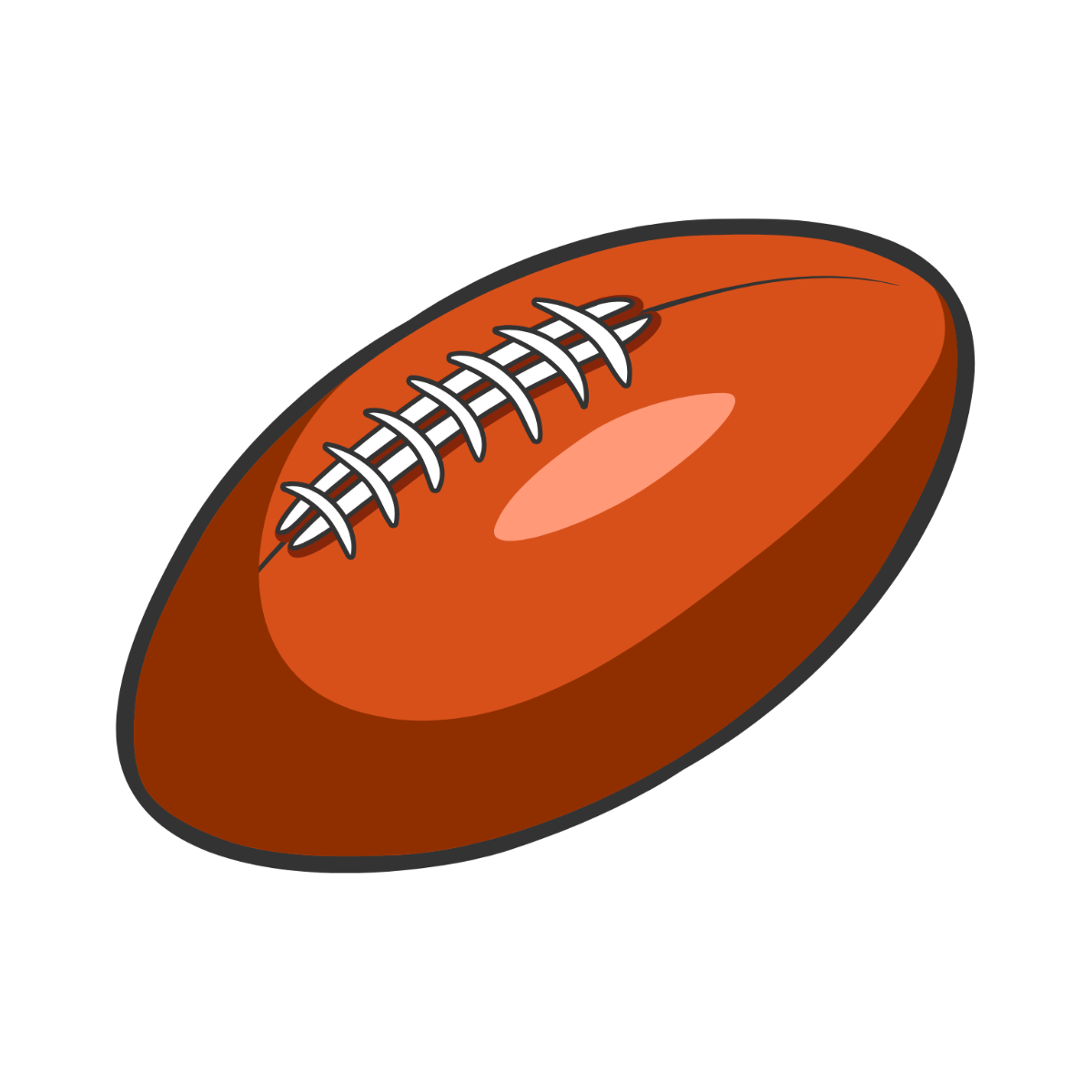 Free Realistic Football Clipart Template