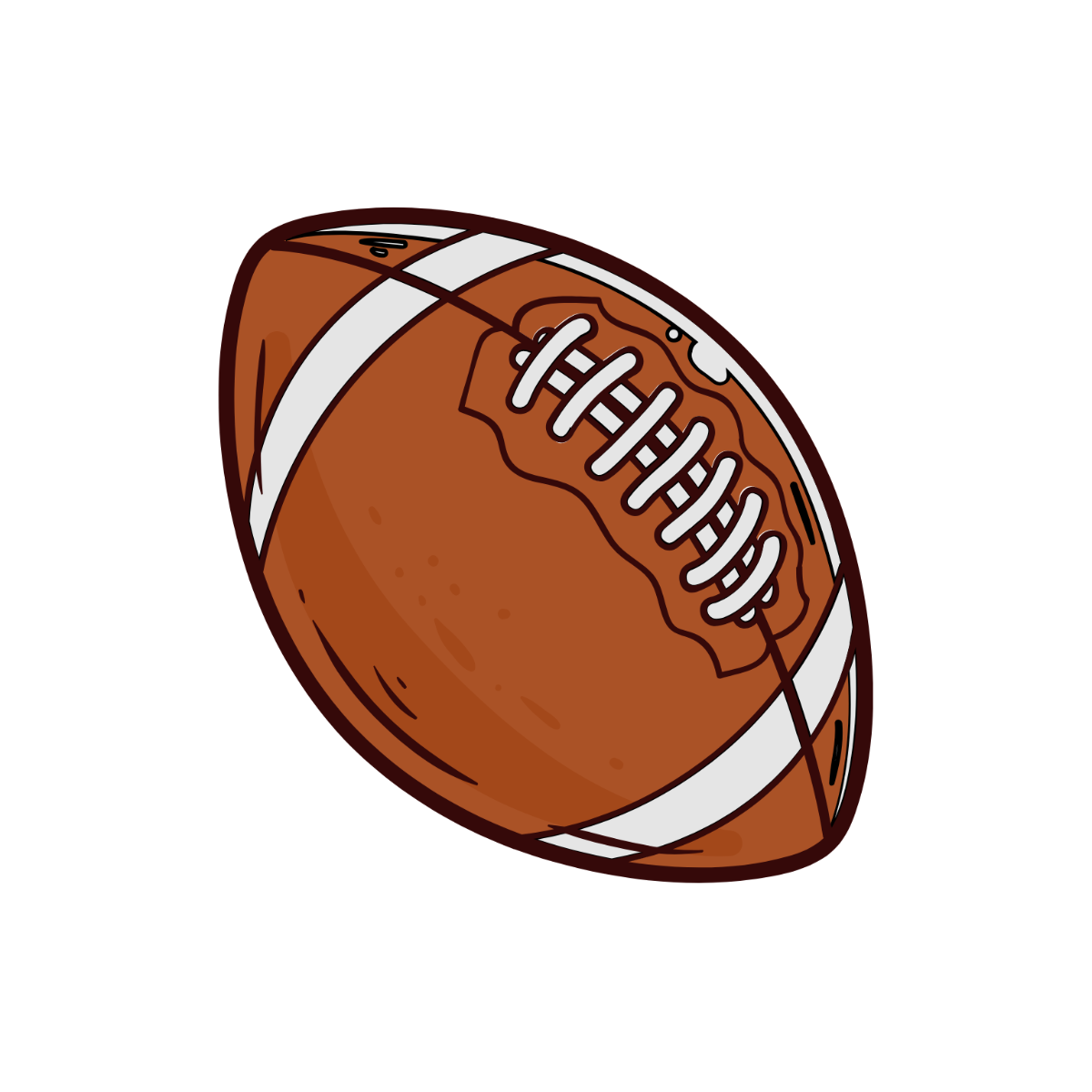 Free Cartoon Football Clipart Template