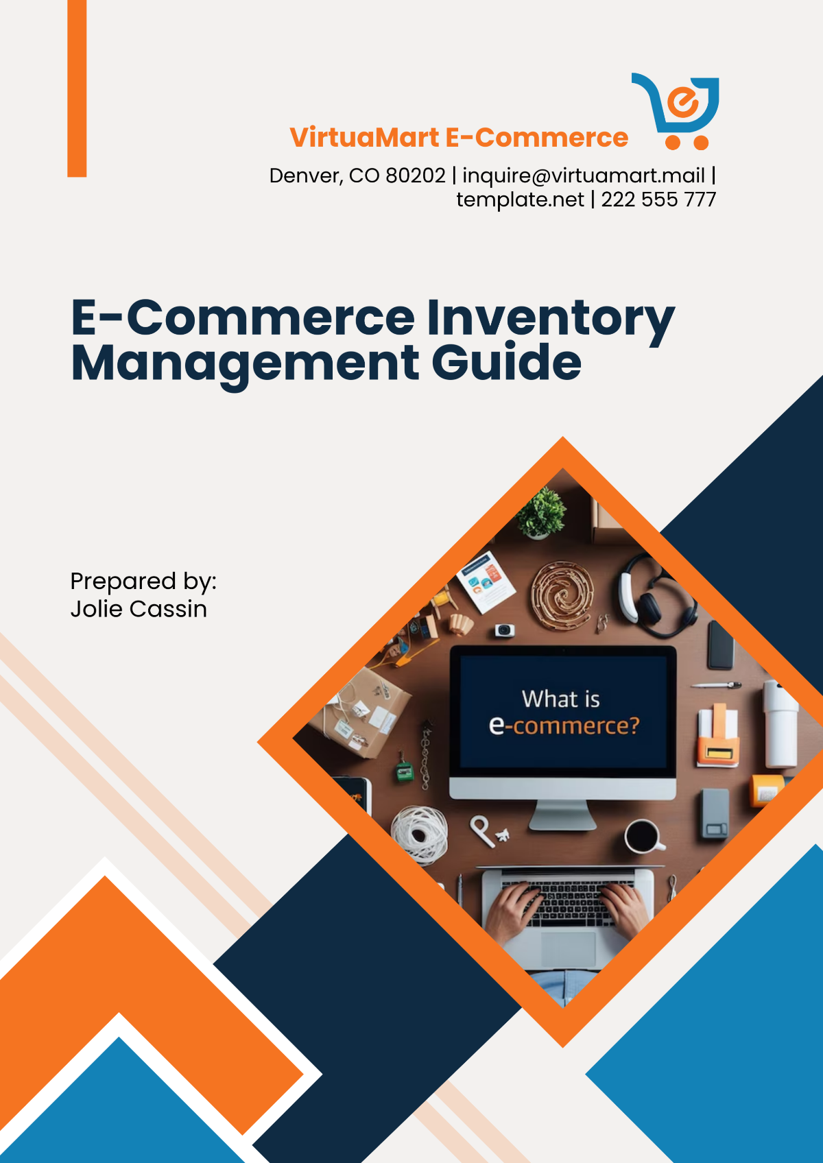 E-Commerce Inventory Management Guide Template - Edit Online & Download