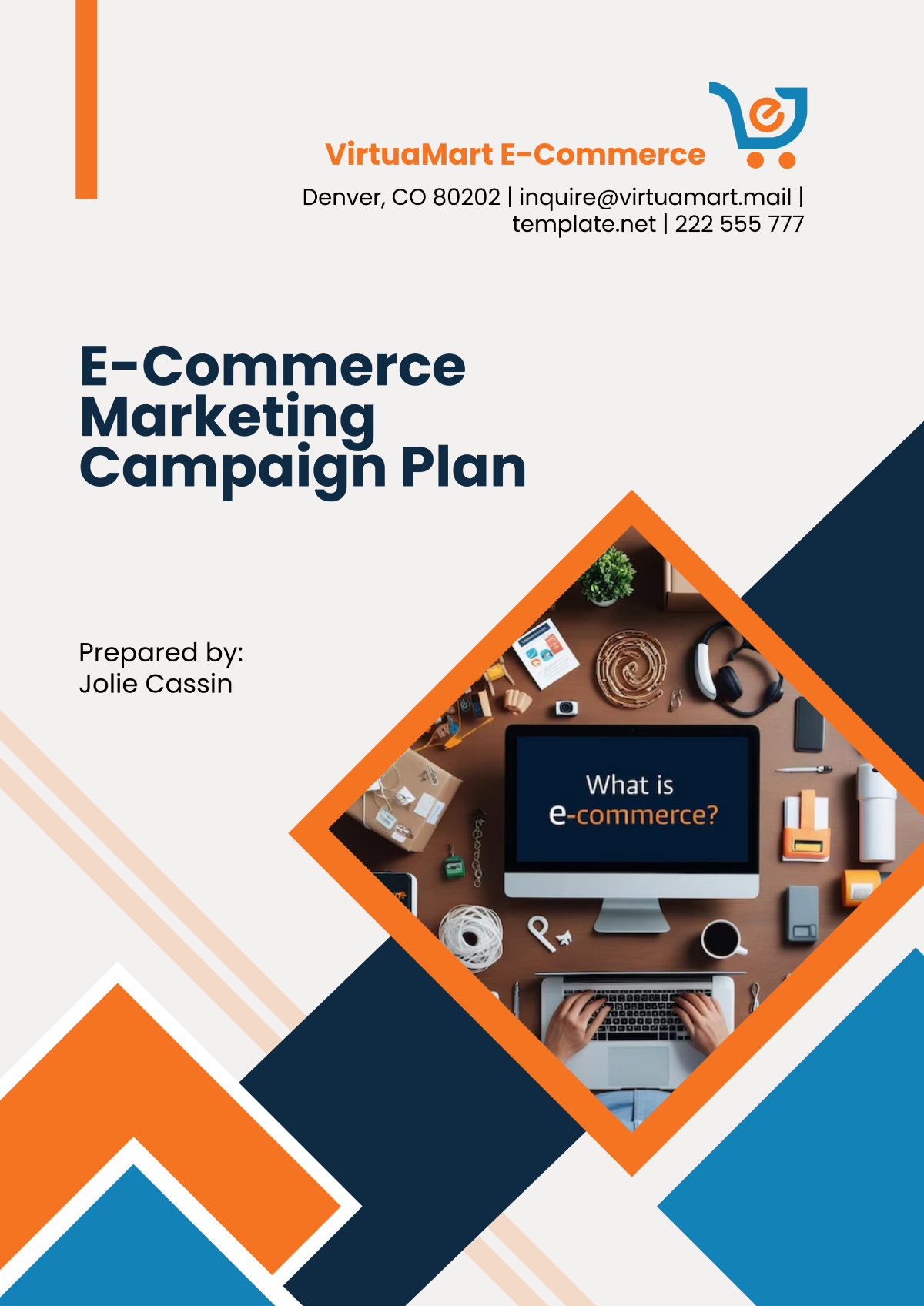 E-Commerce Marketing Campaign Plan Template - Edit Online & Download