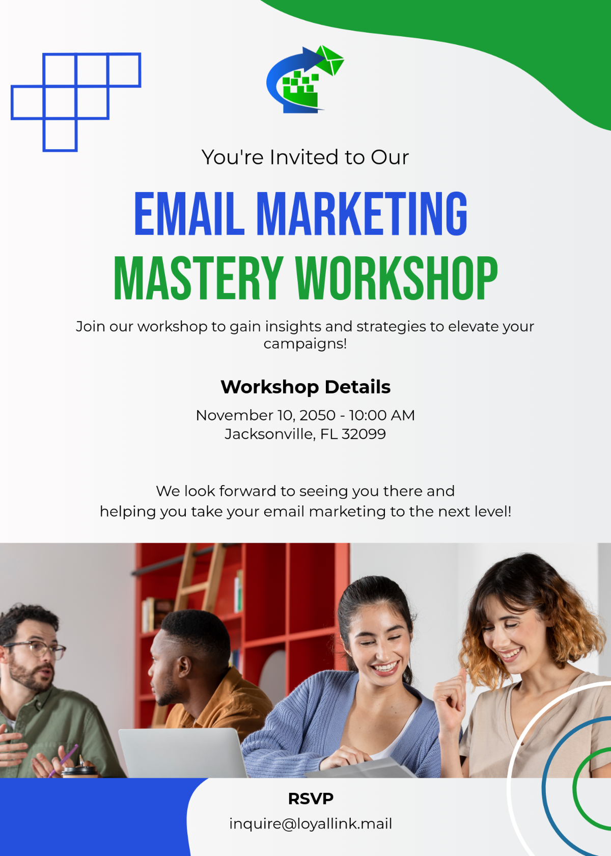 Free Email Marketing Event Invitation Template