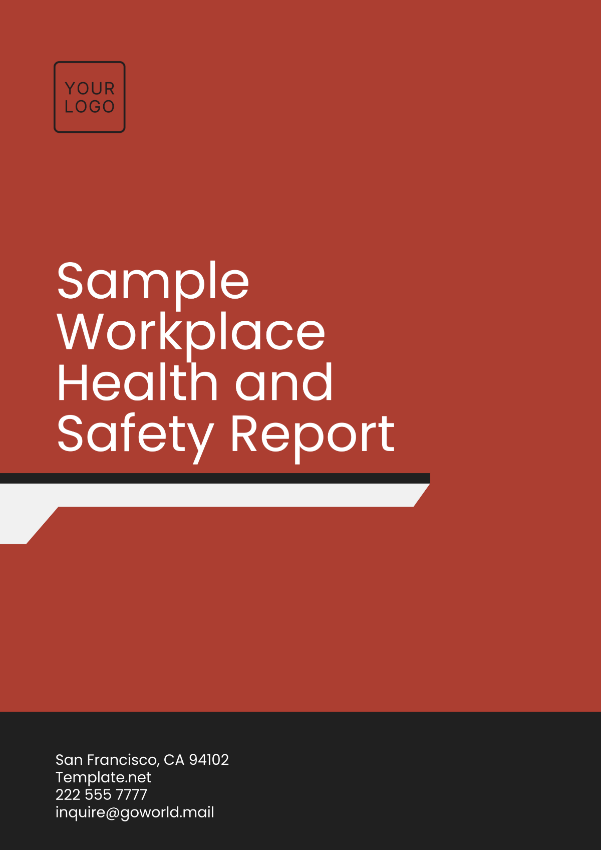 Free Sample Workplace Health and Safety Report Template