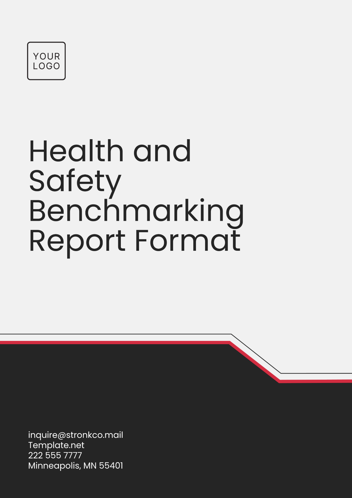 Free Health and Safety Benchmarking Report Format Template