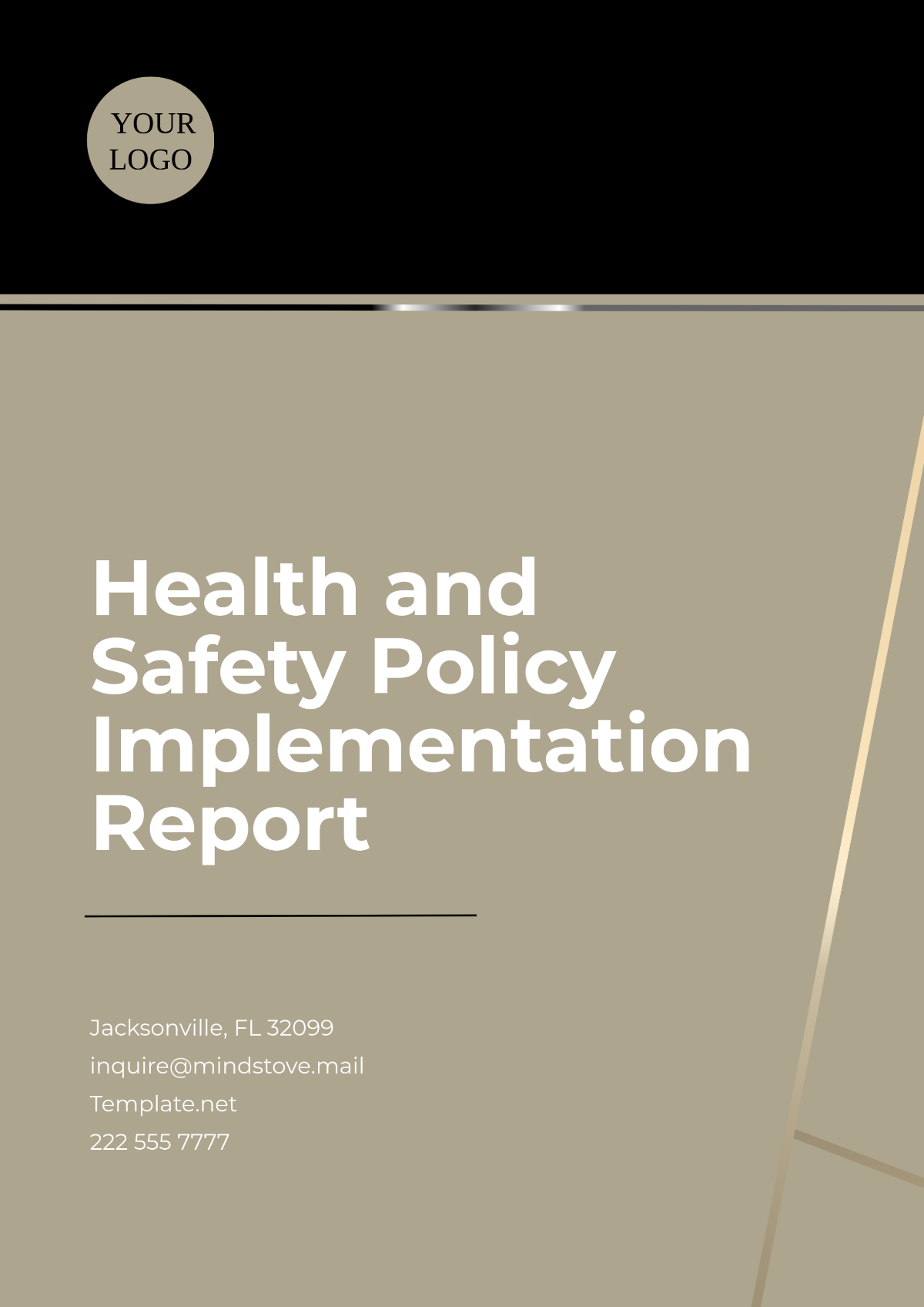 Free Health and Safety Policy Implementation Report Template