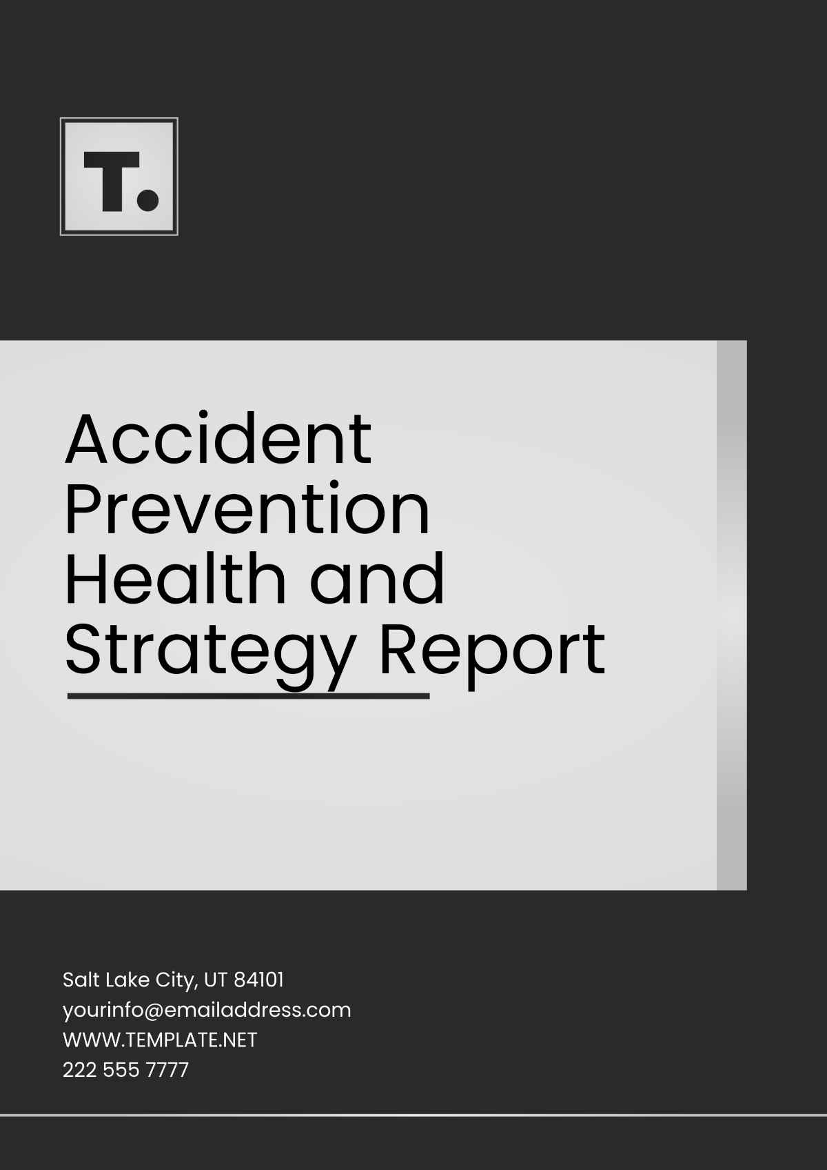 Free Accident Prevention Health and Strategy Report Template