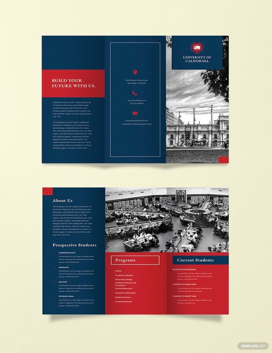 University Brochure Template