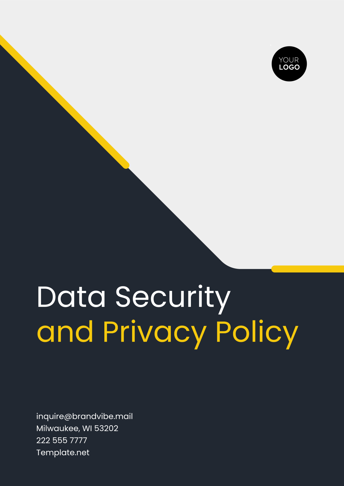 Free Data Security and Privacy Policy Template